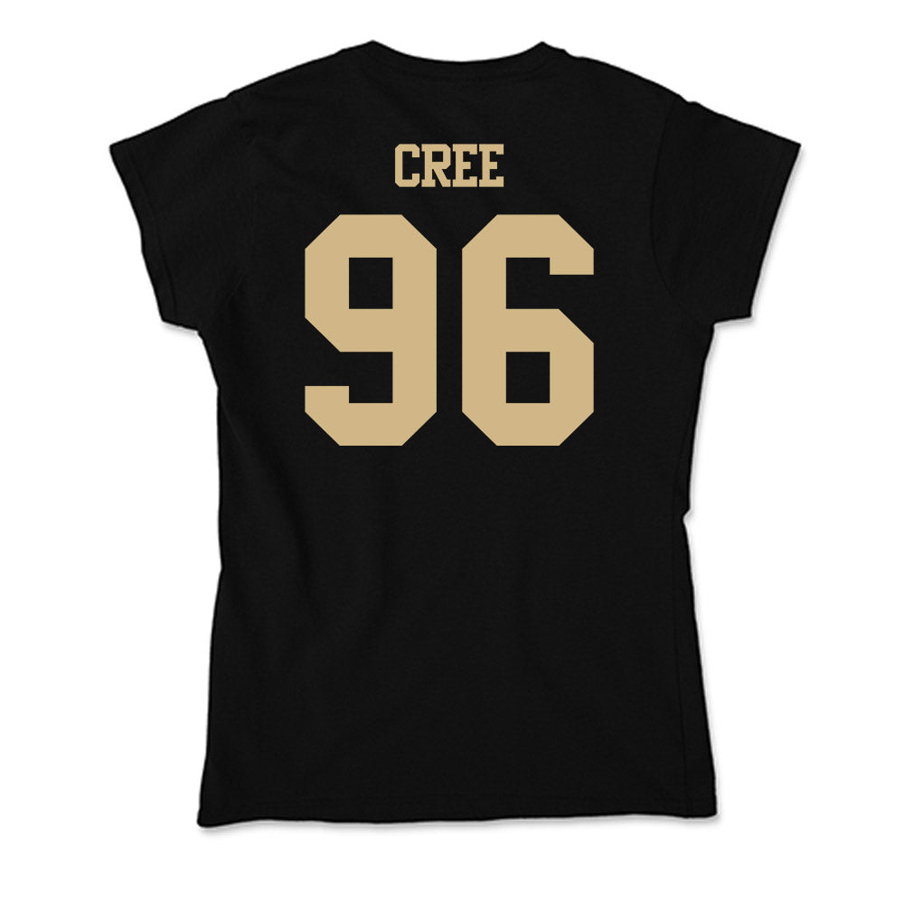 Purdue - NCAA Football : Jordan Cree - Soft Style Women’s T-Shirt-1