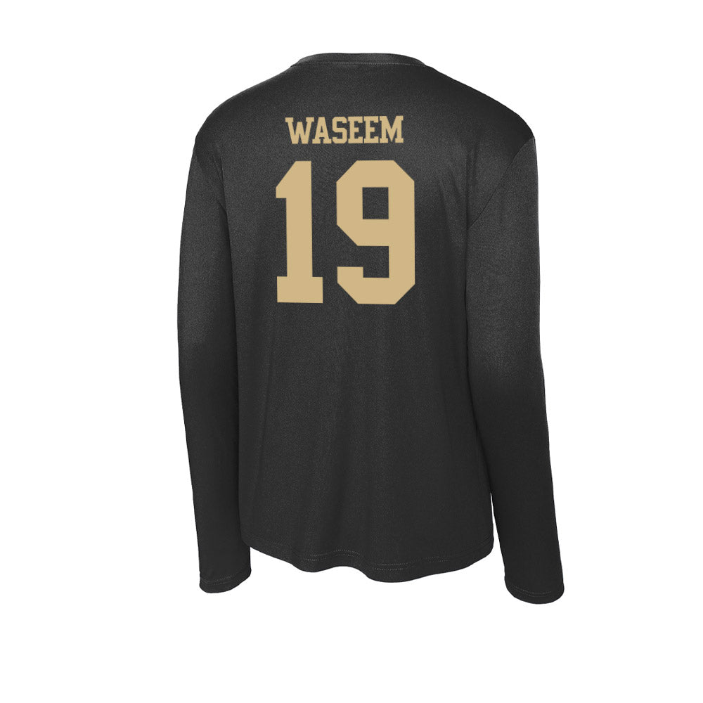 Purdue - NCAA Football : Asaad Waseem - Activewear Long Sleeve T-Shirt-1