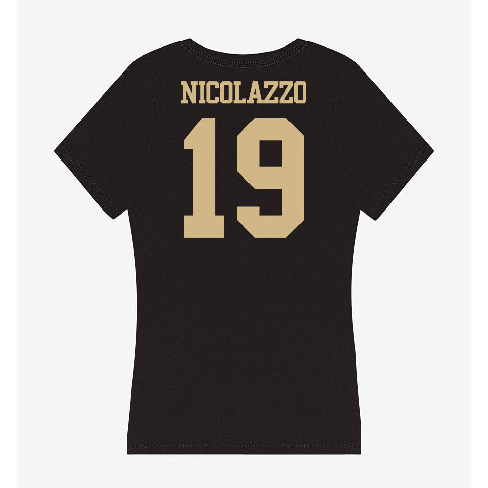 Purdue - NCAA Women's Soccer : Chiara Nicolazzo - Women's V-Neck T-Shirt-1