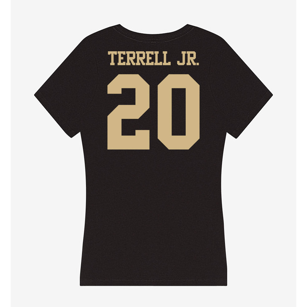 Purdue - NCAA Football : Travis Terrell Jr. - Women's V-Neck T-Shirt-1