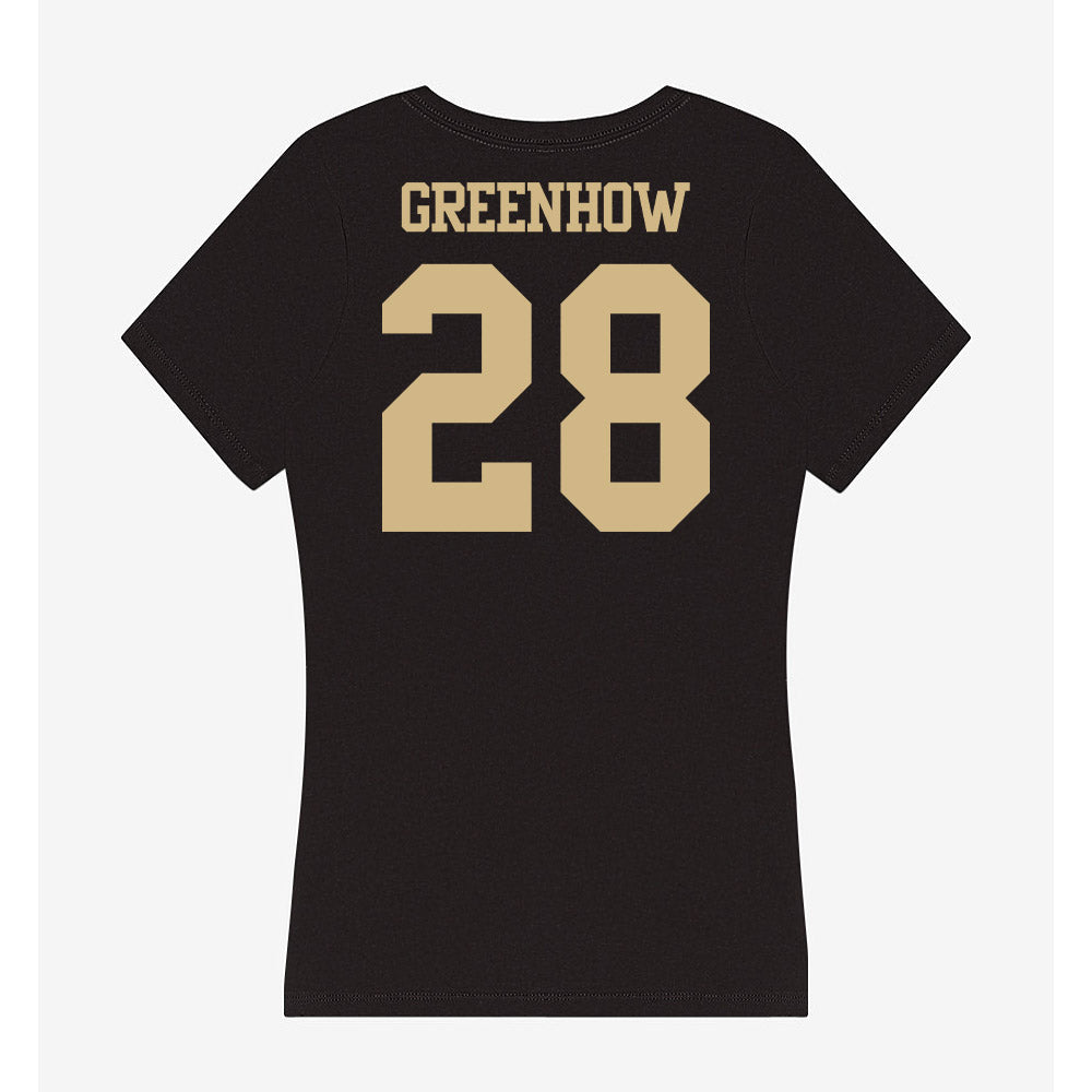 Purdue - NCAA Football : Dana Greenhow - Women's V-Neck T-Shirt-1