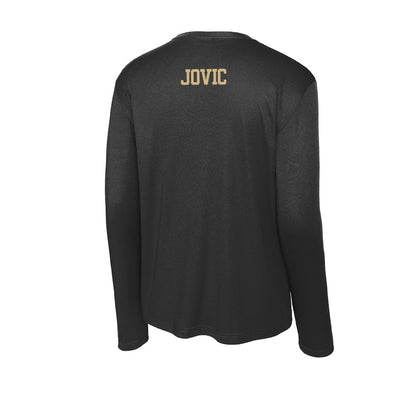 Purdue - NCAA Men's Tennis : Nikola Jovic - Activewear Long Sleeve T-Shirt-1