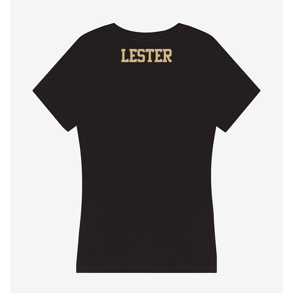 Purdue - NCAA Cheerleading : Chloe Lester - Women's V-Neck T-Shirt-1
