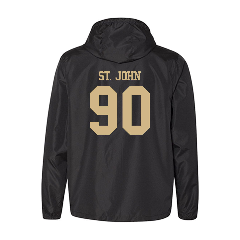 Purdue - NCAA Football : Elijah St. John - Windbreaker-1