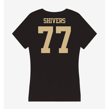 Purdue - NCAA Football : Jatavius Shivers - Women's V-Neck T-Shirt-1