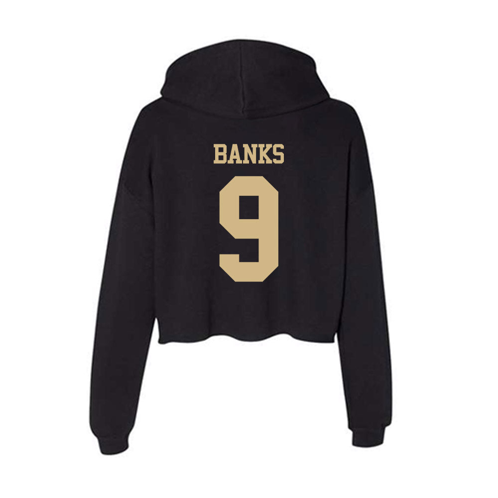 Purdue - NCAA Baseball : Ali Banks - Women's Crop Fleece Hoodie-1