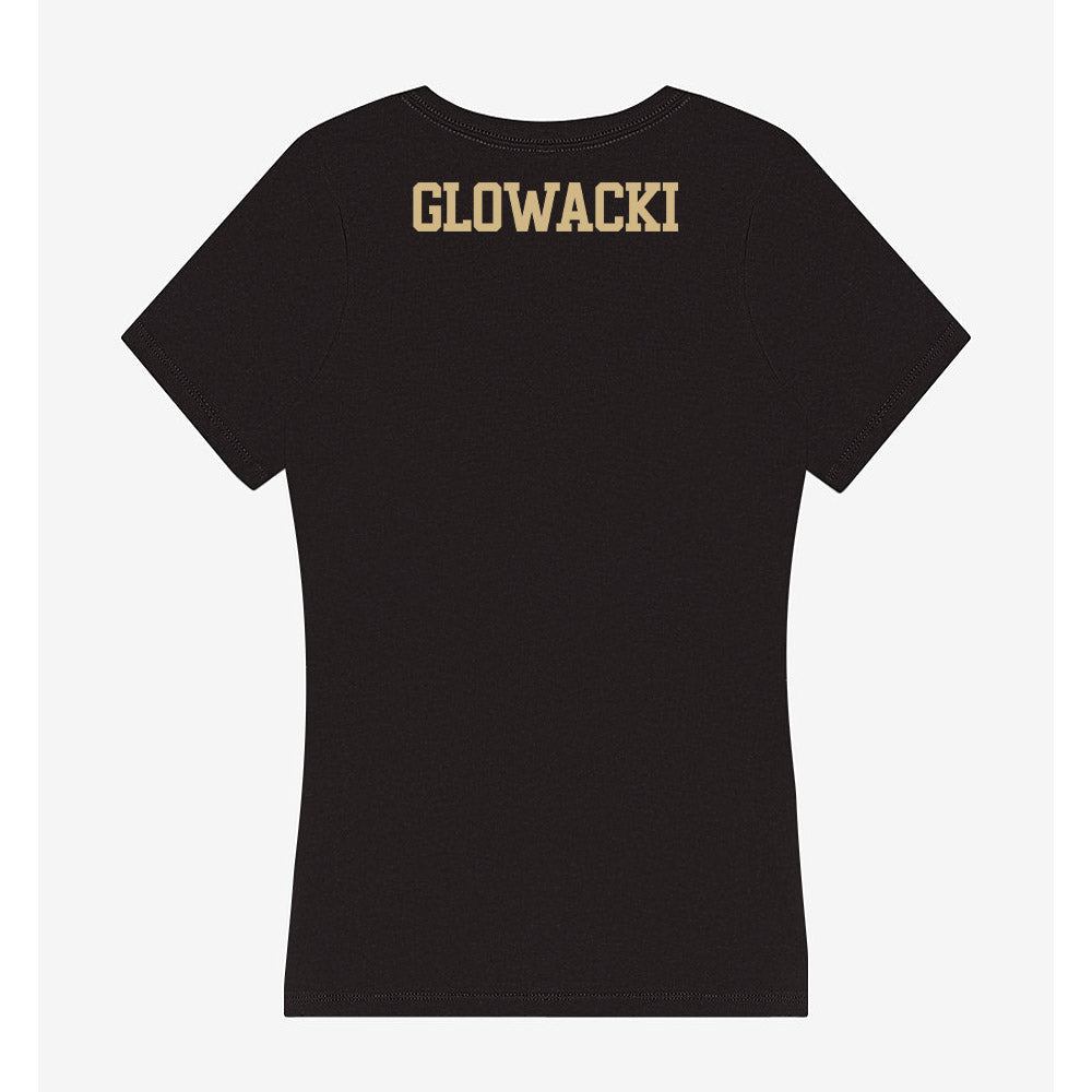 Purdue - NCAA Cheerleading : Michael Glowacki - Women's V-Neck T-Shirt-1