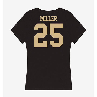 Purdue - NCAA Football : Hudson Miller - Women's V-Neck T-Shirt-1