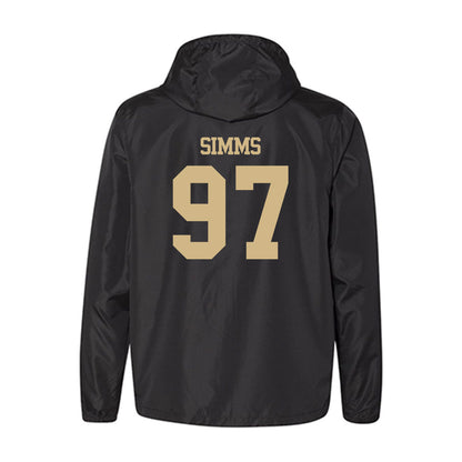 Purdue - NCAA Football : Wisdom Simms - Windbreaker-1