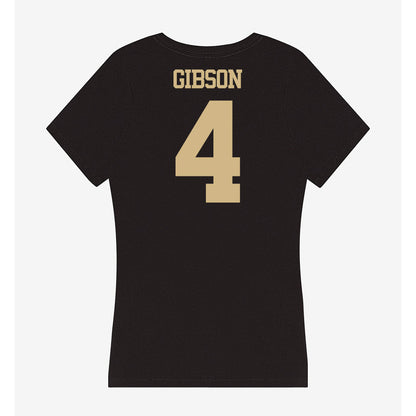 Purdue - NCAA Football : Jerrick Gibson - Women's V-Neck T-Shirt-1