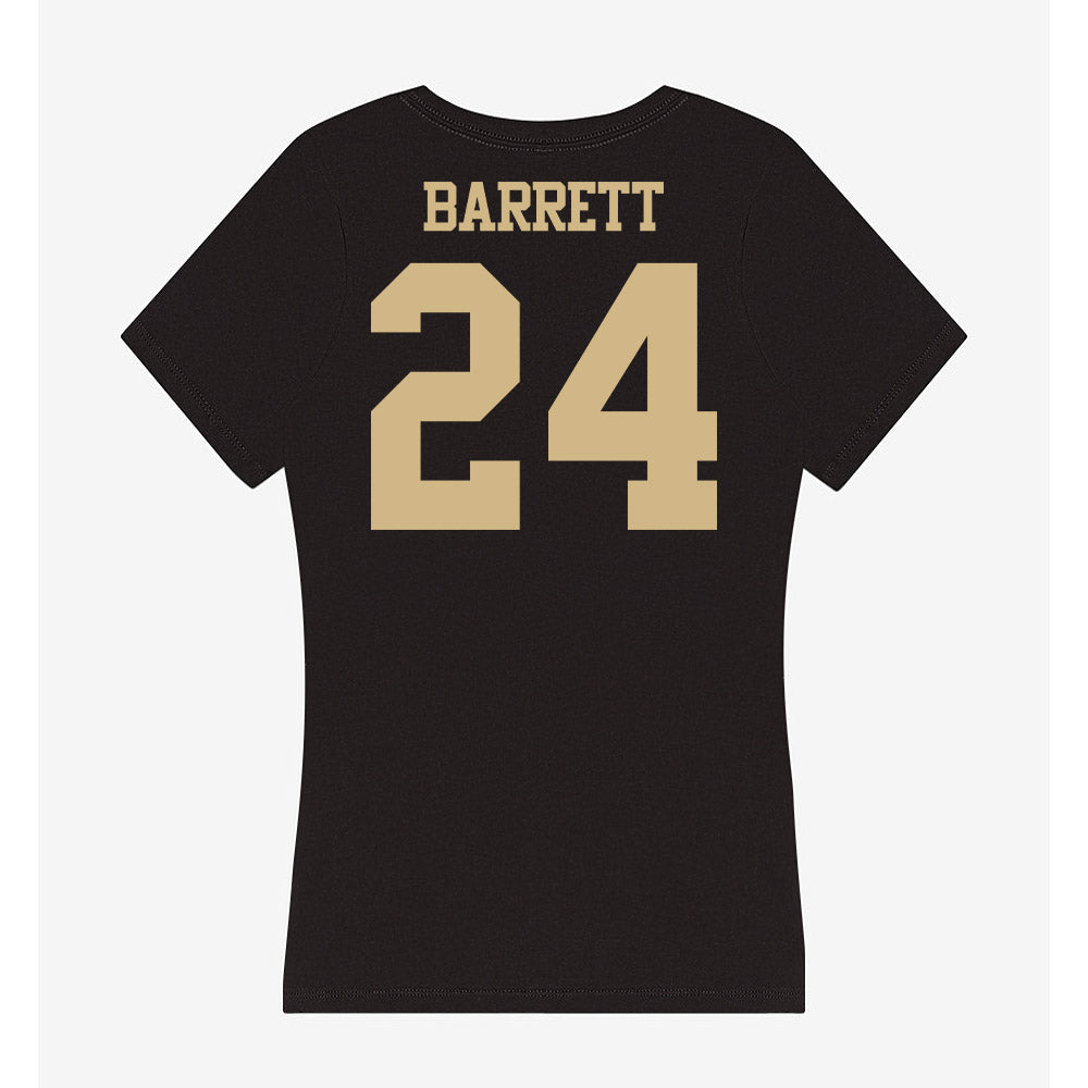 Purdue - NCAA Women's Basketball : Carley Barrett - Women's V-Neck T-Shirt-1