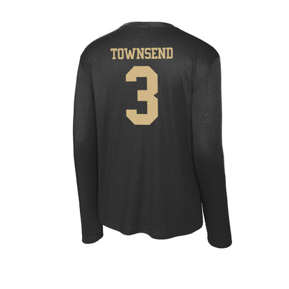 Purdue - NCAA Football : Xavier Townsend - Activewear Long Sleeve T-Shirt-1