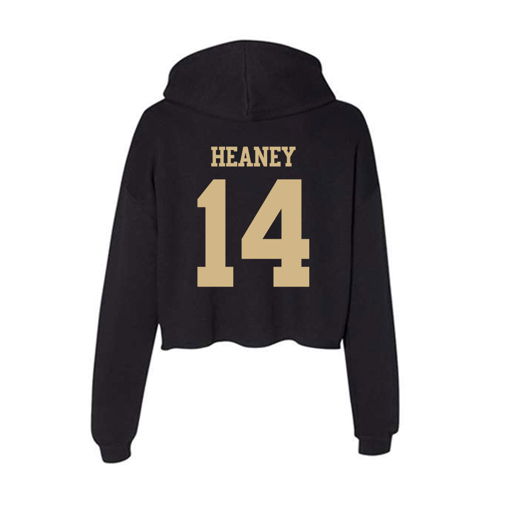 Purdue - NCAA Women's Volleyball : Grace Heaney - Women's Crop Fleece Hoodie-1