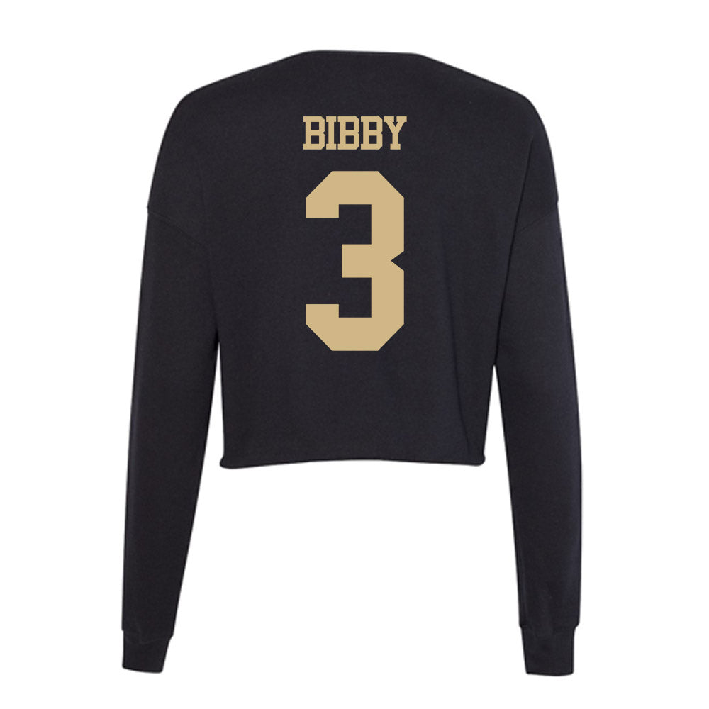 Purdue - NCAA Women's Soccer : Cassie Bibby - Women's Cropped Crew Fleece-1