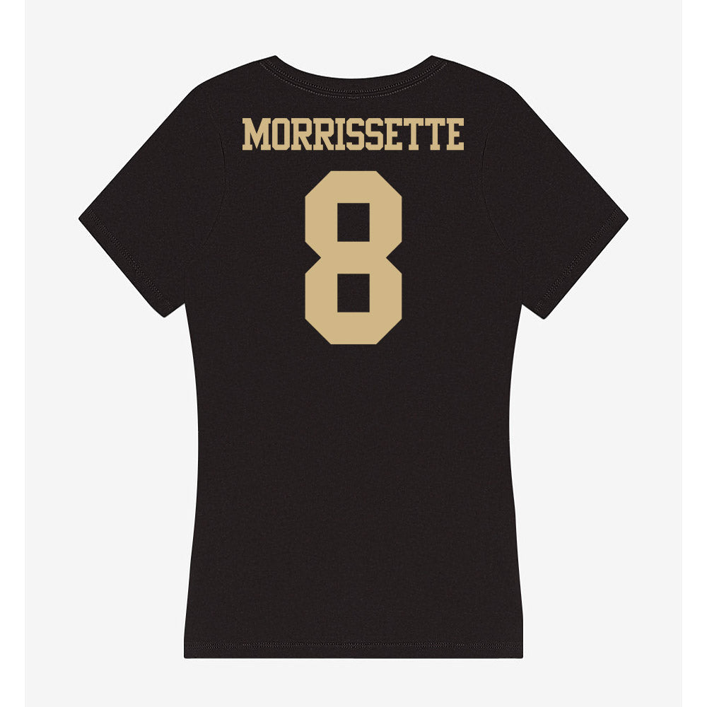 Purdue - NCAA Football : Denylon Morrissette - Women's V-Neck T-Shirt-1