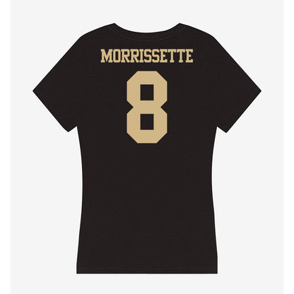 Purdue - NCAA Football : Denylon Morrissette - Women's V-Neck T-Shirt-1