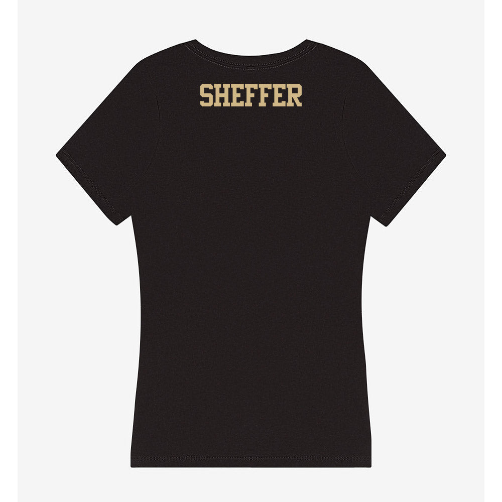 Purdue - NCAA Men's Golf : Micah Sheffer - Women's V-Neck T-Shirt-1