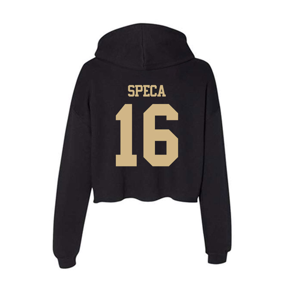 Purdue - NCAA Football : Anthony Speca - Women's Crop Fleece Hoodie-1