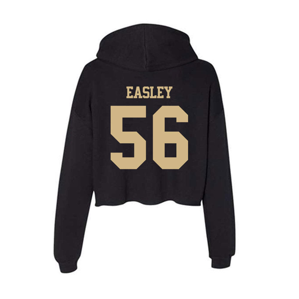 Purdue - NCAA Football : Marques Easley - Women's Crop Fleece Hoodie-1