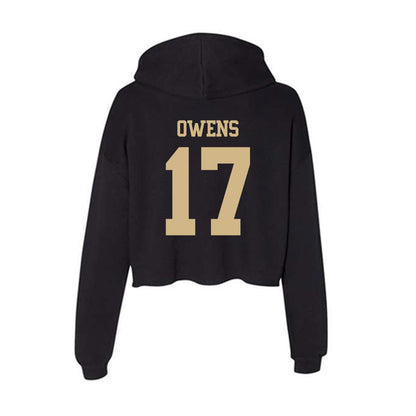 Purdue - NCAA Football : Bisi Owens - Women's Crop Fleece Hoodie-1