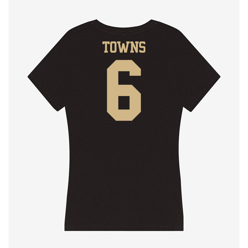 Purdue - NCAA Football : Armari Towns - Women's V-Neck T-Shirt-1