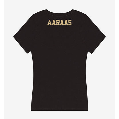 Purdue - NCAA Men's Golf : Leo Hirukawa Aaraas - Women's V-Neck T-Shirt-1
