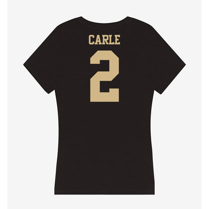 Purdue - NCAA Women's Soccer : McKenzie Carle - Women's V-Neck T-Shirt-1
