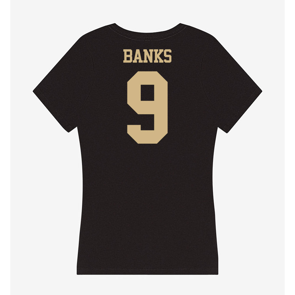 Purdue - NCAA Baseball : Ali Banks - Women's V-Neck T-Shirt-1