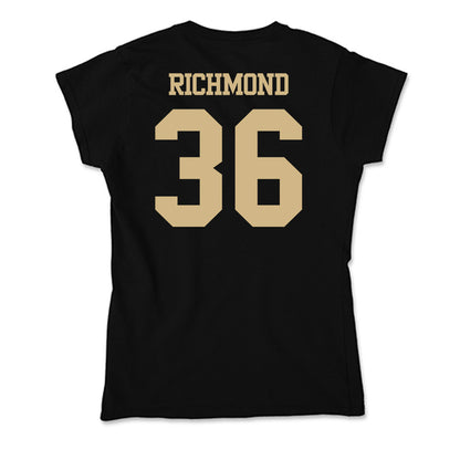 Purdue - NCAA Football : Kaleb Richmond - Soft Style Women’s T-Shirt-1