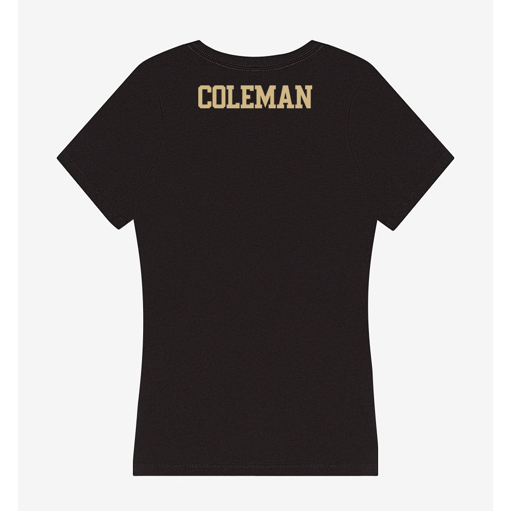Purdue - NCAA Men's Track & Field : Jax Coleman - Women's V-Neck T-Shirt-1