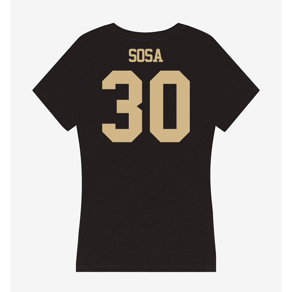 Purdue - NCAA Softball : Gabriela Sosa - Women's V-Neck T-Shirt-1