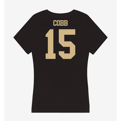 Purdue - NCAA Football : Vinaz Cobb - Women's V-Neck T-Shirt-1