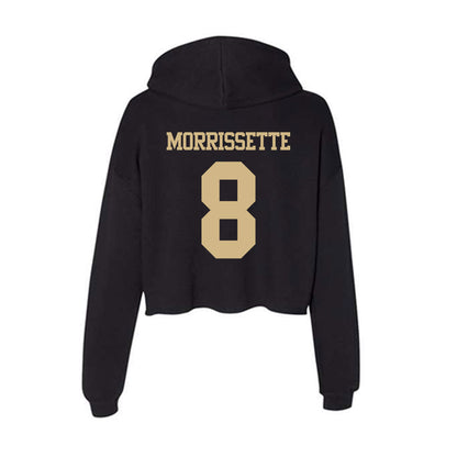 Purdue - NCAA Football : Denylon Morrissette - Women's Crop Fleece Hoodie-1