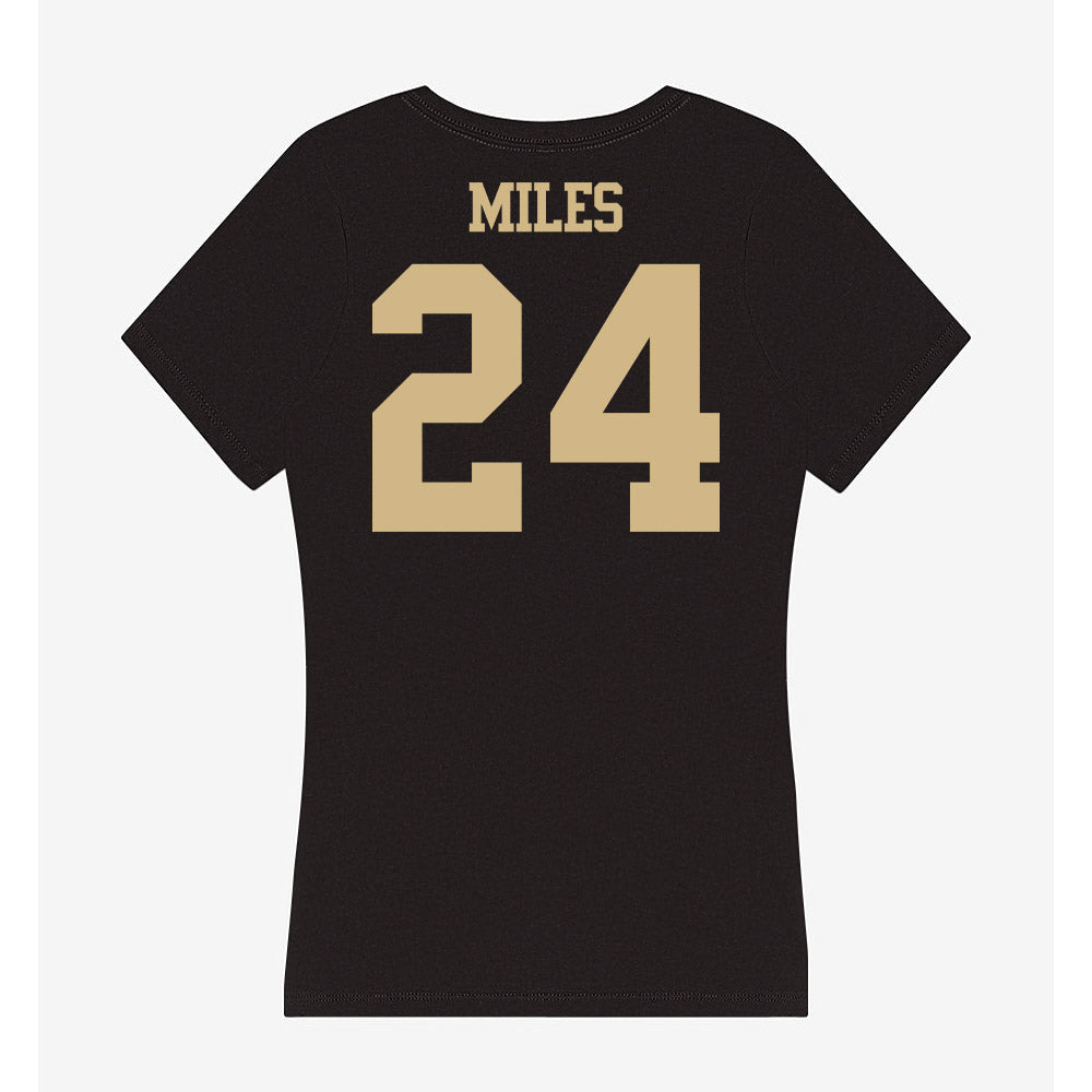 Purdue - NCAA Women's Soccer : Zoe Miles - Women's V-Neck T-Shirt-1
