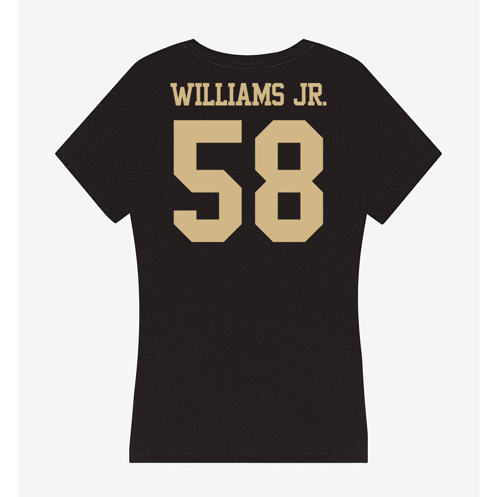 Purdue - NCAA Football : James Williams Jr. - Women's V-Neck T-Shirt-1