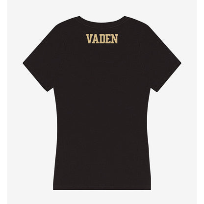 Purdue - NCAA Women's Track & Field : Jila Vaden - Women's V-Neck T-Shirt-1