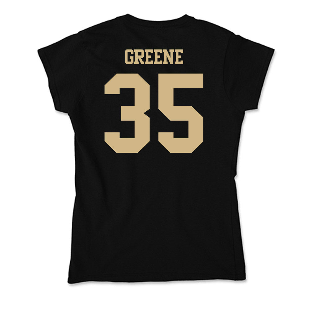 Purdue - NCAA Football : DJ Greene - Soft Style Women’s T-Shirt-1