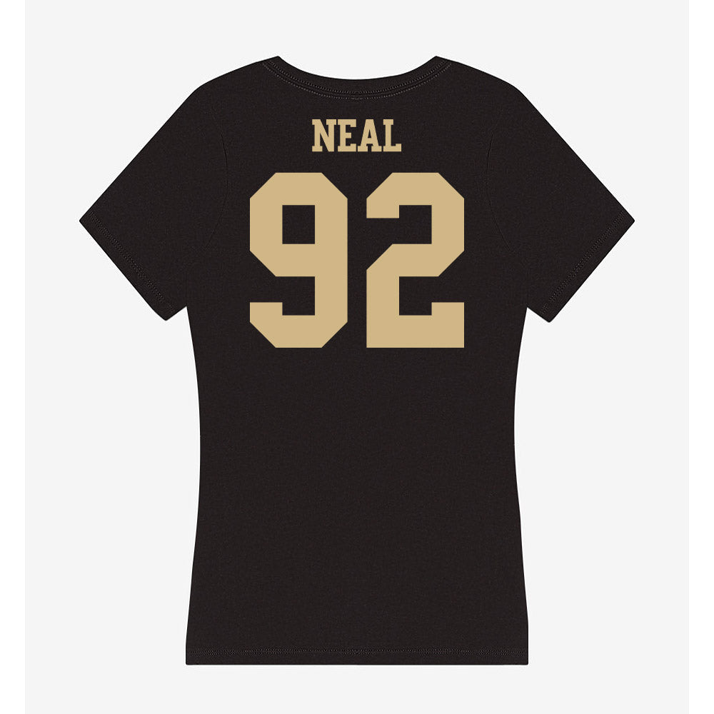 Purdue - NCAA Football : Curt Neal - Women's V-Neck T-Shirt-1