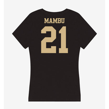 Purdue - NCAA Women's Volleyball : Lameen Mambu - Women's V-Neck T-Shirt-1