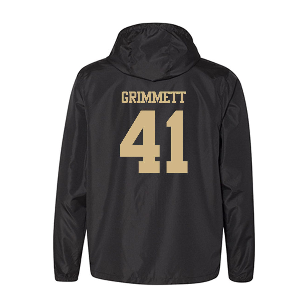 Purdue - NCAA Football : Jon Grimmett - Windbreaker-1
