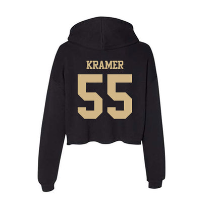 Purdue - NCAA Baseball : Jake Kramer - Women's Crop Fleece Hoodie-1
