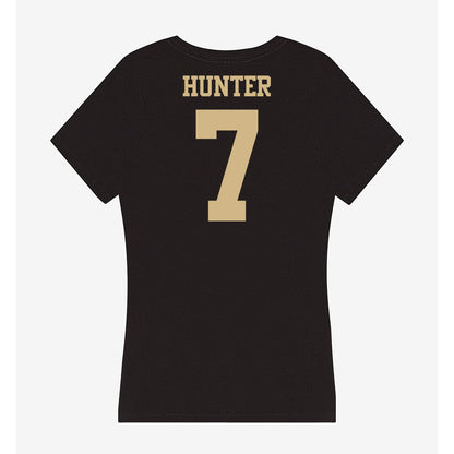 Purdue - NCAA Women's Basketball : Kyndall Hunter - Women's V-Neck T-Shirt-1