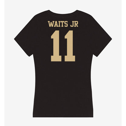 Purdue - NCAA Men's Track & Field : Corey Waits Jr - Women's V-Neck T-Shirt-1
