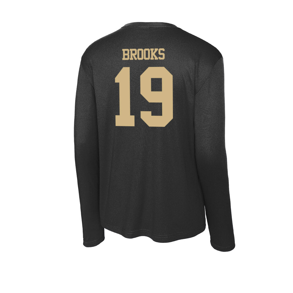 Purdue - NCAA Football : Landon Brooks - Activewear Long Sleeve T-Shirt-1