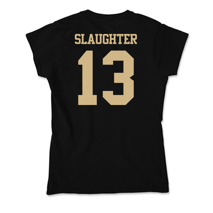 Purdue - NCAA Football : John Slaughter - Soft Style Women’s T-Shirt-1