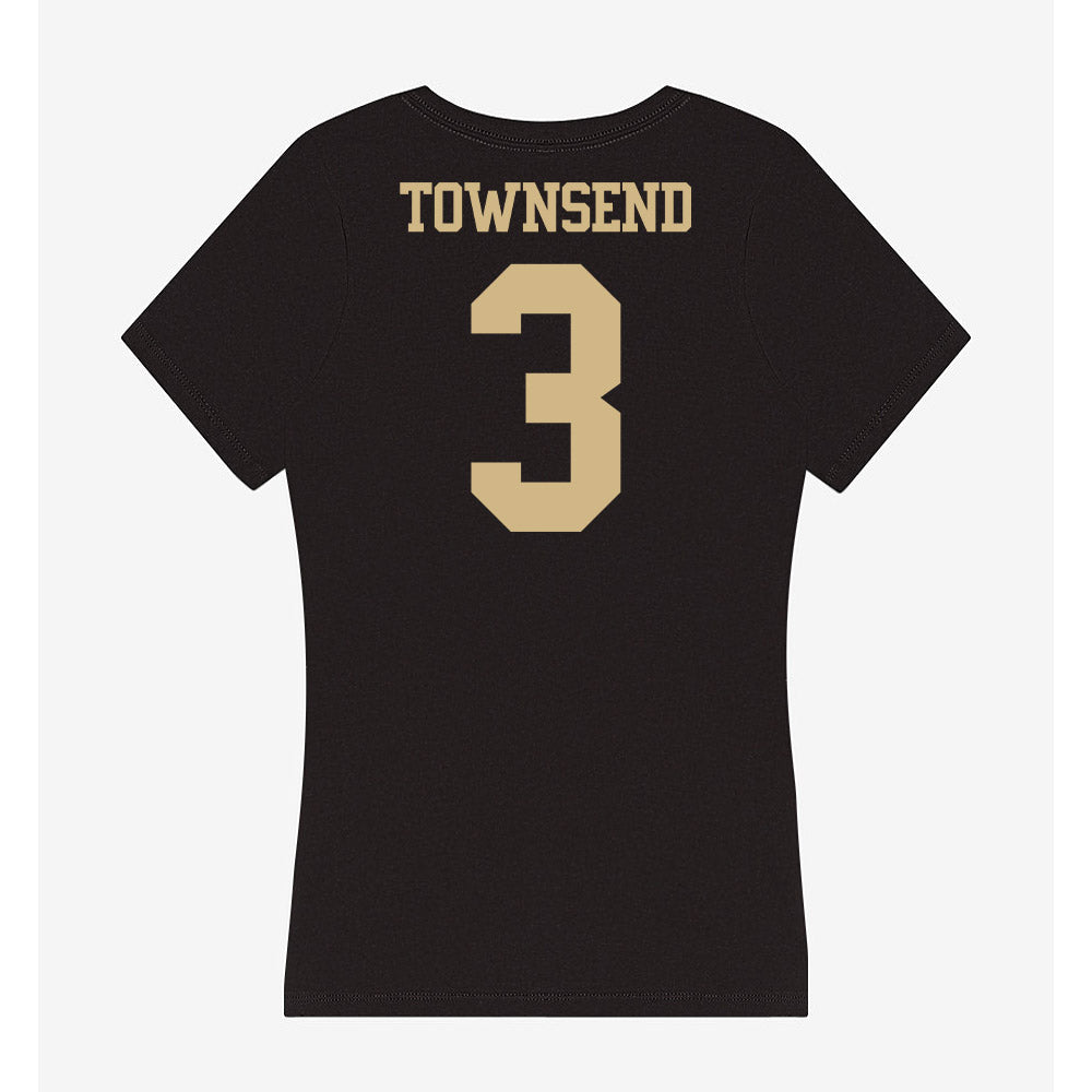 Purdue - NCAA Football : Xavier Townsend - Women's V-Neck T-Shirt-1