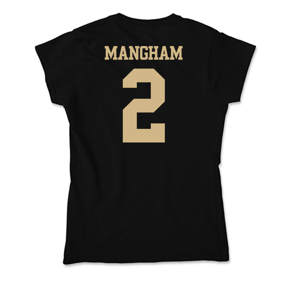 Purdue - NCAA Football : Jaden Mangham - Soft Style Women’s T-Shirt-1