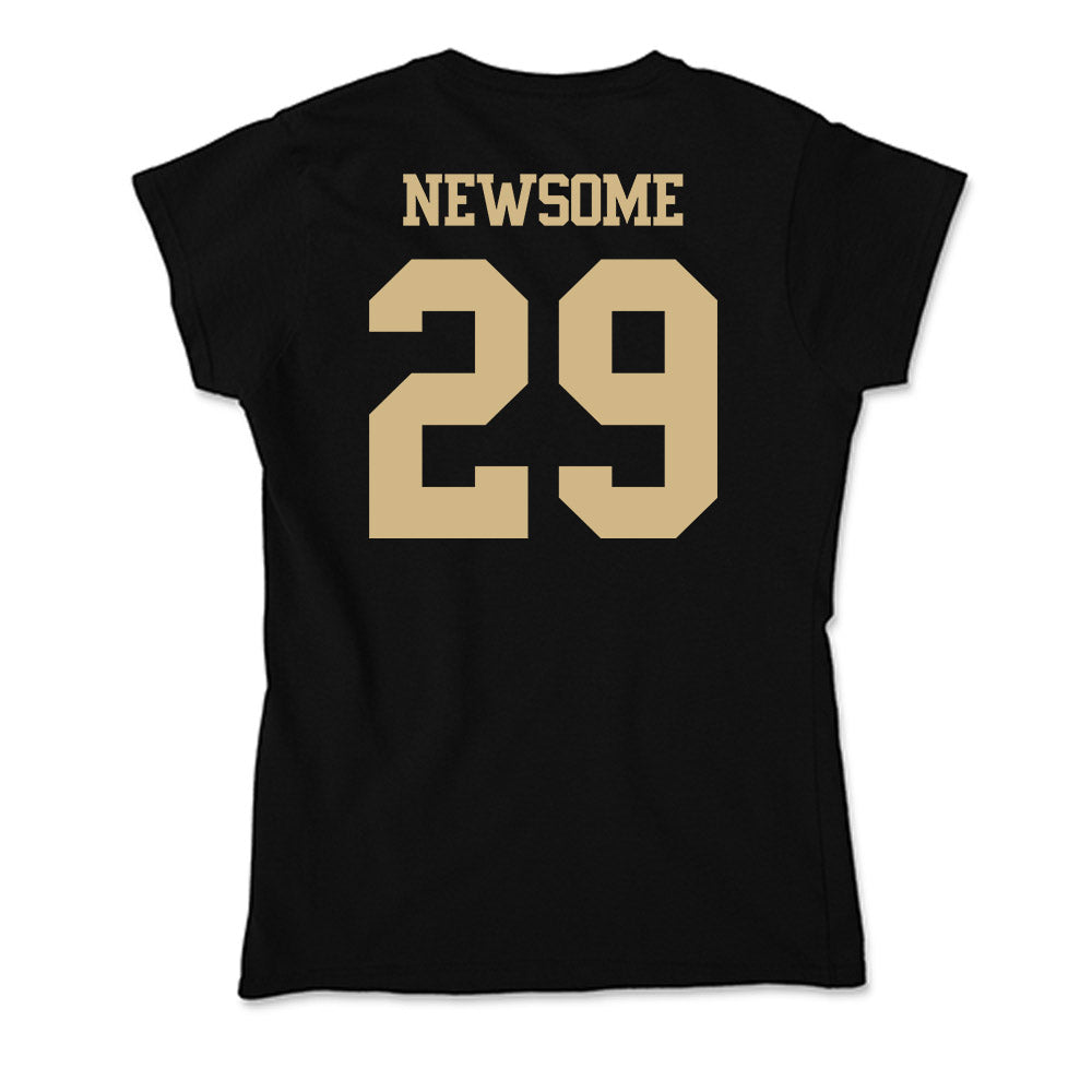 Purdue - NCAA Football : Dee Newsome - Soft Style Women’s T-Shirt-1