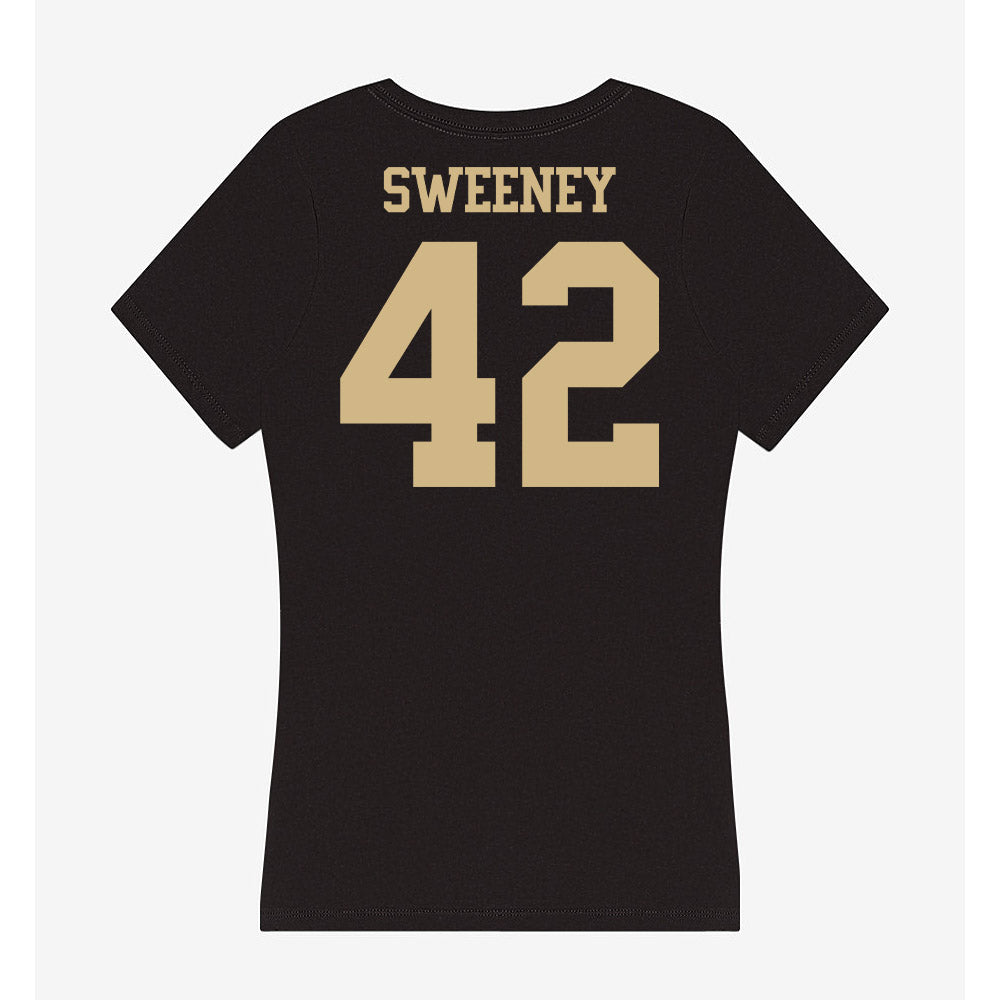 Purdue - NCAA Football : Brayden Sweeney - Women's V-Neck T-Shirt-1