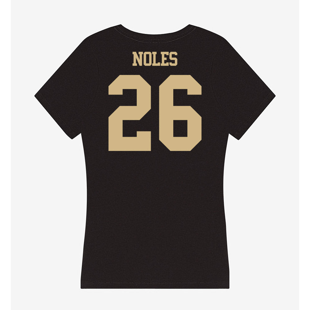 Purdue - NCAA Football : Dax Noles - Women's V-Neck T-Shirt-1